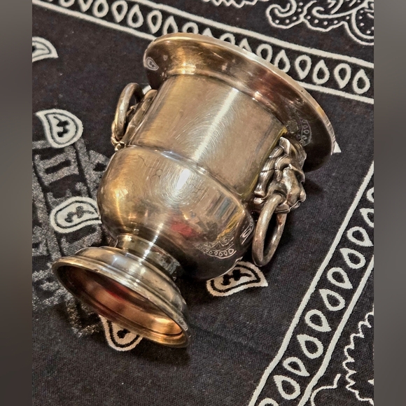 Elegant Silver Decorative Vase - Picture 3 of 6